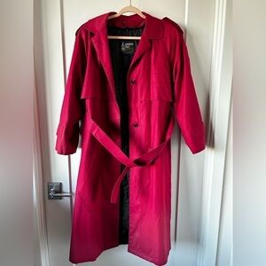 London Fog Thinsulate 3M Pink Trench Coat